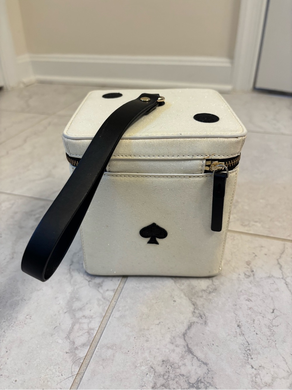 Kate Spade “Roll the Dice” Cube Handbag, Vintage, NWOT - Picture 5 of 12